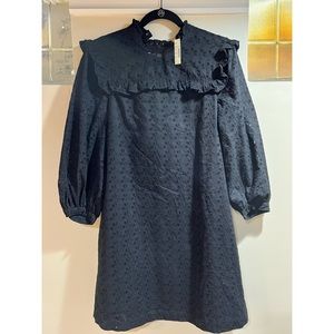Black Madewell Eyelet Dress NWT